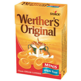 Werther's Original Minis Bolcher sukkerfrie, 42 g