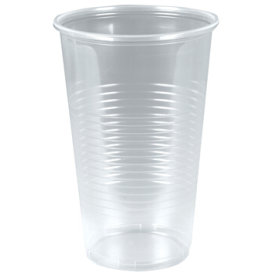 Plastikglas m/ tappestreg, PP, Klar, 50 cl