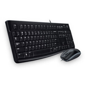 Logitech MK120 kablet mus/tastatursæt