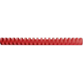 GBC Plast Spiralryg A4, 21 ringe, 25mm, rød