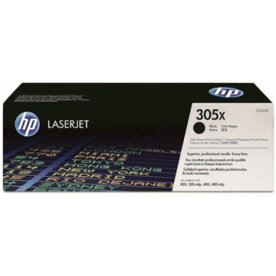 HP nr.305X/CE410X lasertoner, sort, 4000s