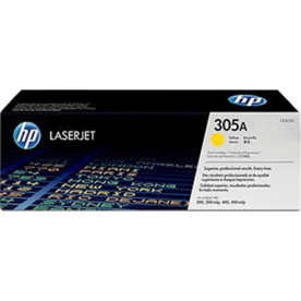 HP no 305A CE412A lasertoner, gul, 2600s