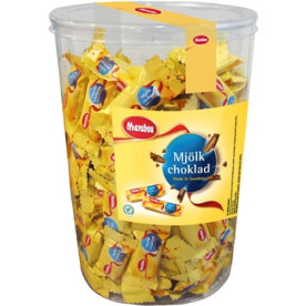 Marabou Mælkechokolade mini, 200 pakker á 10 g