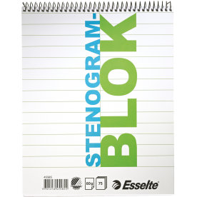 Esselte Stenogramblok | 205x165 mm | 75 ark