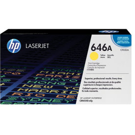 HP no 646A CF032A lasertoner, gul, 12500s.