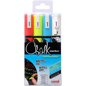 Uni PWE-5M Chalk Marker | 2,5 mm | 4 stk.