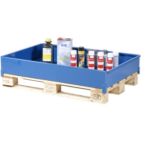 Pallebassin lav 150 l, HxBxD 20,5x81x125, Blå