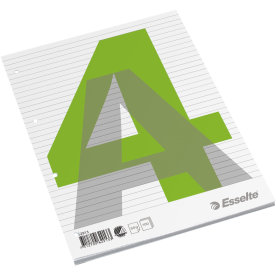 Esselte Blok | A4 | Toplimet | Linjeret | 100 ark