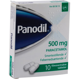Panodil tabletter, 500 mg, 10 stk.