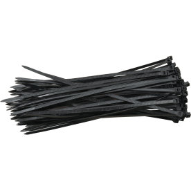 Rawlink kabelstrips, 200 mm, sort, 75 stk.