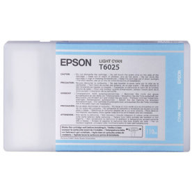 Epson C13T602500 blækpatron, lys blå, 110ml