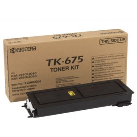Kyocera TK-675 lasertoner, sort, 20000s
