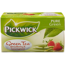 Pickwick Grøn te m. jordbær/citrongræs, 20 breve