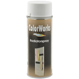 ColorWorks hobbyspray, radiator hvid 