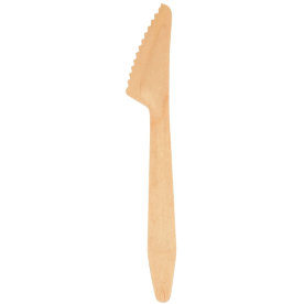 Engangskniv, Birketræ, 16 cm
