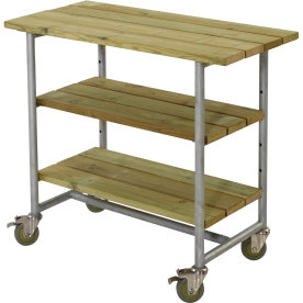 Plus Urban Grillbord m/2 hylder, Natur