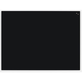 NAGA Glassboard magnetisk glastavle 90x120cm, sort