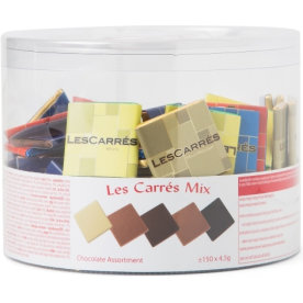 Les Carrés chokolademix, 150 stk. ass.