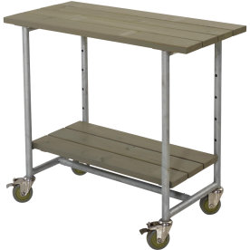 Plus Urban Grillbord m/1 hylde, Gråbrun