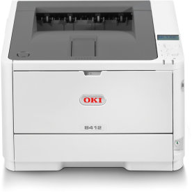 OKI B412dn sort/hvid laserprinter