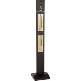 Burda Smart Tower terrassevarmer, H:126 cm, sort