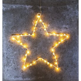 Liva Stjerne, 80 LED, Hvid, Ø 70 cm