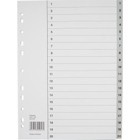 Budget Register | A4 | Plast | 1-20