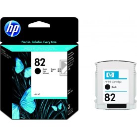 HP nr.82/CH565A blækpatron, sort, 69 ml