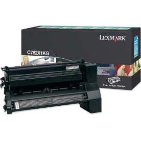 Lexmark C782X1KG lasertoner, sort, 15000s
