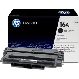 HP nr.16A/Q7516A lasertoner, sort, 12000s