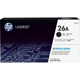 HP no 26A CF226A lasertoner, sort, 3100s.
