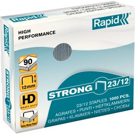 Rapid Strong Hæfteklamme | 23/12 | 1000 stk.