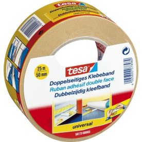 tesa Dobbeltklæbende tape | 50mm x 25m