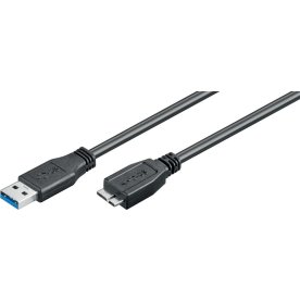 MicroConnect USB 3.0 A-B Micro, 2m, M-M