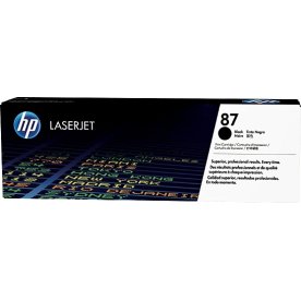 HP no 87X CF287X lasertoner, sort, 18000s.