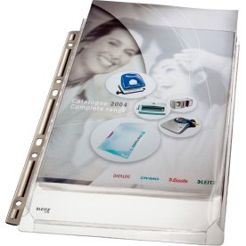 Leitz Plastlomme | A4 | Eksp. m. hulstr. | 3 stk.