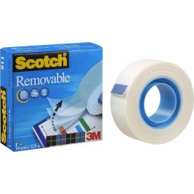 3M Scotch Magic Tape 811 | Aftagelig | 19mm | 33m