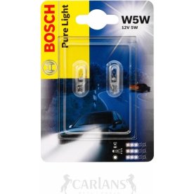 Bosch w5w mini halogen/glassokkel lampesæt