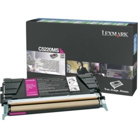 Lexmark 00C5220MS lasertoner, rød, 3000s
