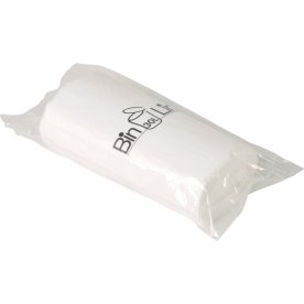 Spandeposer m/stjernebund 30L, 47x84cm, 10my, Hvid