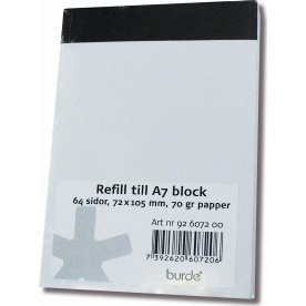 Mayland Journalistblok A7 Refill | Blok | 2 pk.