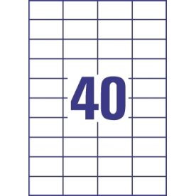 Europe E100 Etiket | 52x30 mm | 4000 stk.