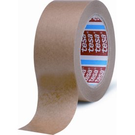 tesa Pakketape, papir, 50mm x 50m, brun