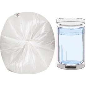 Spandeposer m/stjernebund 40L, 60x90cm, 10my, Hvid