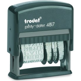 Trodat 4817 Printy Datostempel | 11 tekster