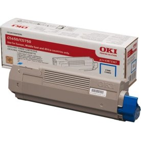 OKI 43872307 lasertoner, blå, 2000s