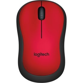Logitech M220 Silent-mus, rød