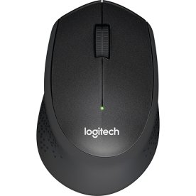 Logitech M330 Silent Plus mus, koksgrå
