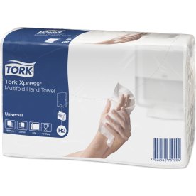 Tork H2 Xpress Universal Håndklædeark,3-fold,20 pk