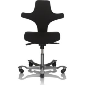 DEMO: HÅG Capisco 8126 kontorstol, sort/sølv, høj